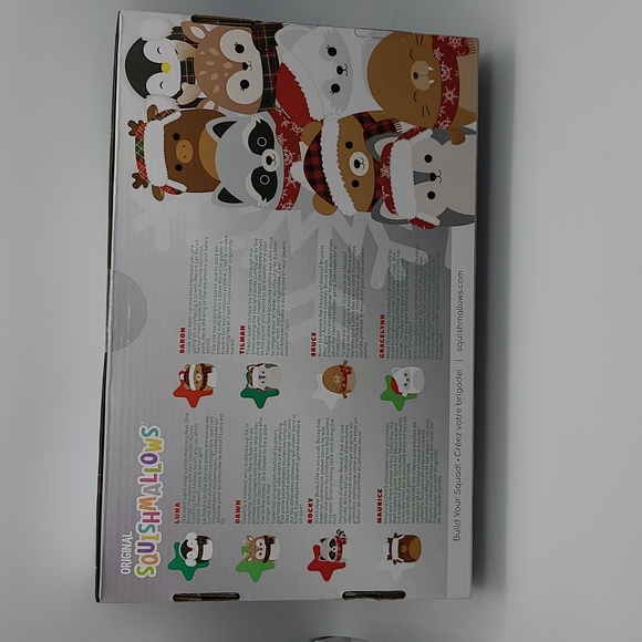 Squishmallows 2021 Holiday Winter Squad Plush Ornament Set of 8 - Picture 2 of 2